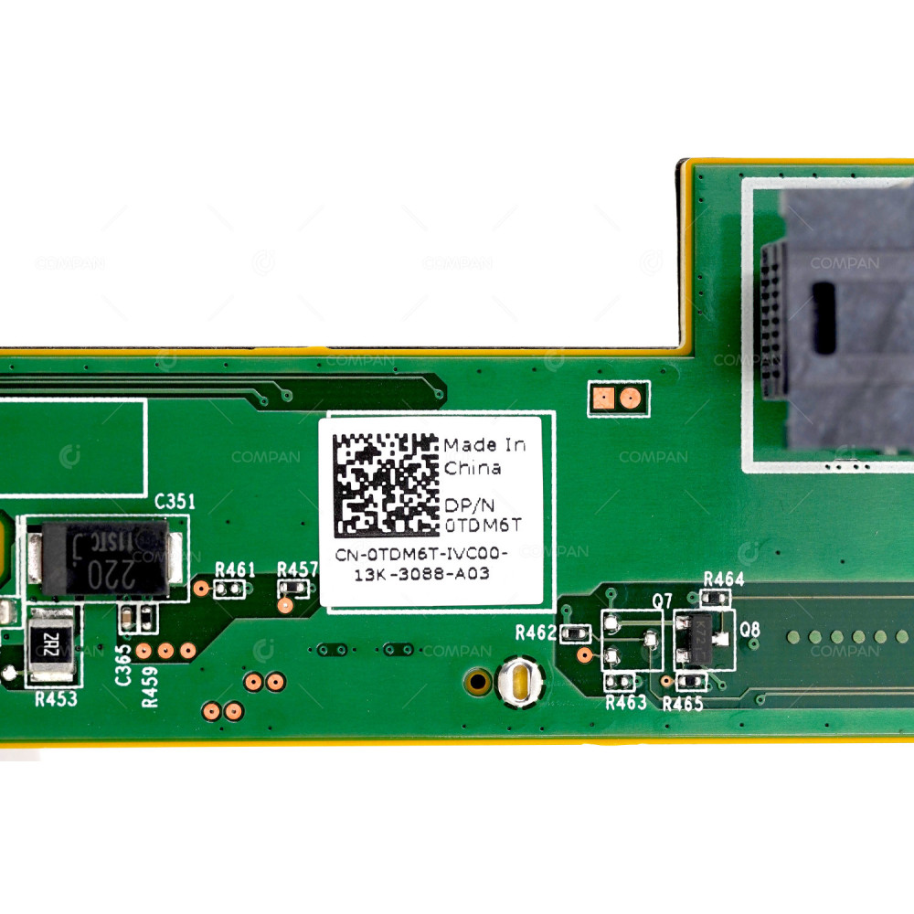 TDM6T  DELL 4-BAY SAS SATA 3.5" LFF HDD BACKPLANE FOR DELL POWEREDGE R440 R640